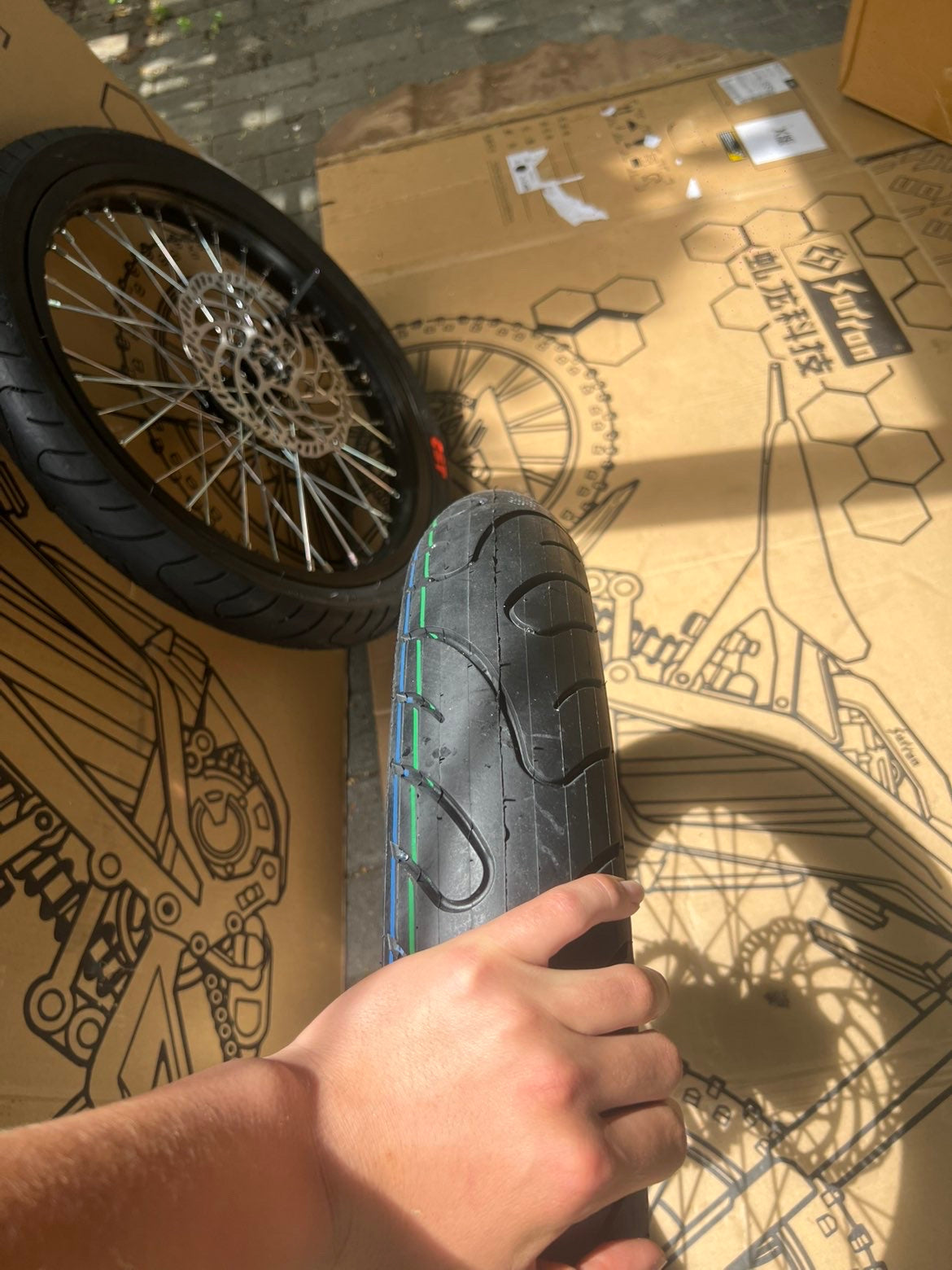 Surron LBX 17' SuperMotos Wheelset
